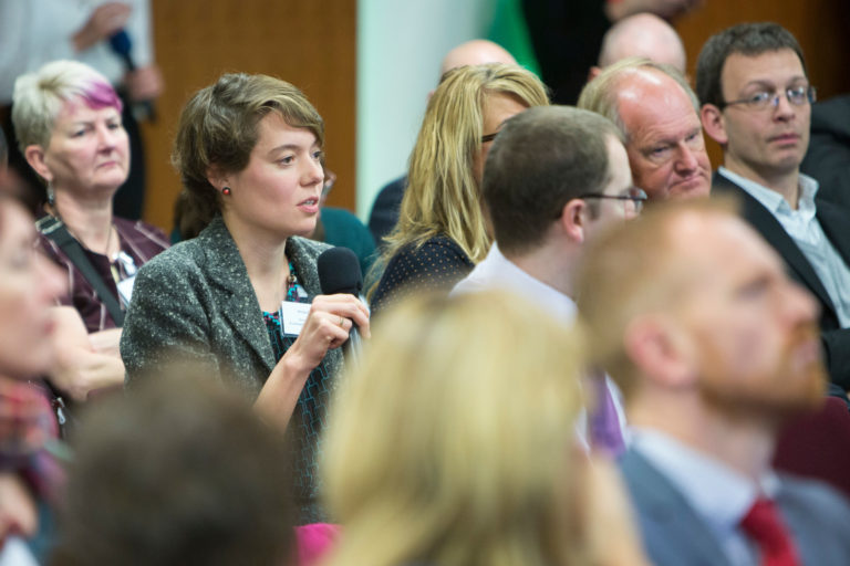 Audience at the Q&A session at the Howard League Community Awards and conference 2016