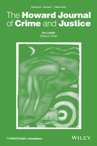 The Howard Journal of Crime and Justice front cover