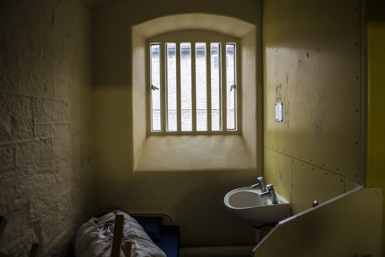 The first night cell in Portland prison
