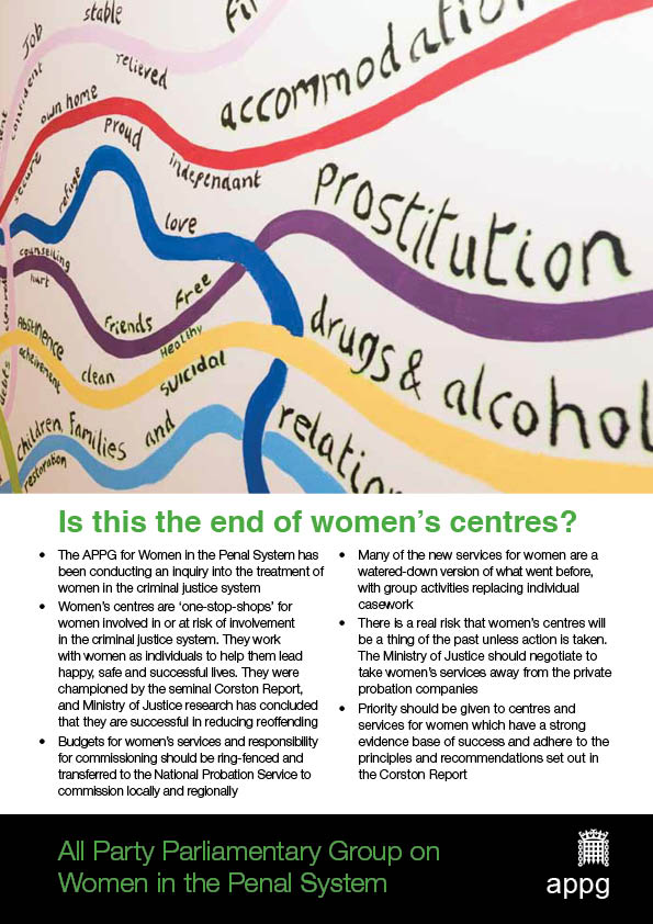 The Howard League Is This The End Of Womens Centres