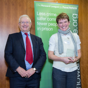 Lord Willy Bach and a representative of Inspector Gail Spruce Greater Manchester Police (GMP) (photo by PrisonImage.org)