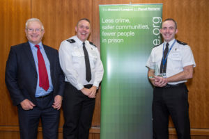 Lord Willy Bach with representatives of Humberside Police Night Challenge Humberside Police (photo by PrisonImage.org)