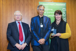 Lord Willy Bach and representatives of the Police/Youth Engagement Forums Restorative Engagement Forum (photo by PrisonImage.org)