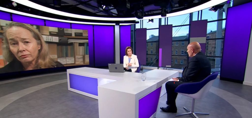 Andrea Coomber KC (Hon.) appears on Channel 4 News to discuss PAVA spray in November 2023